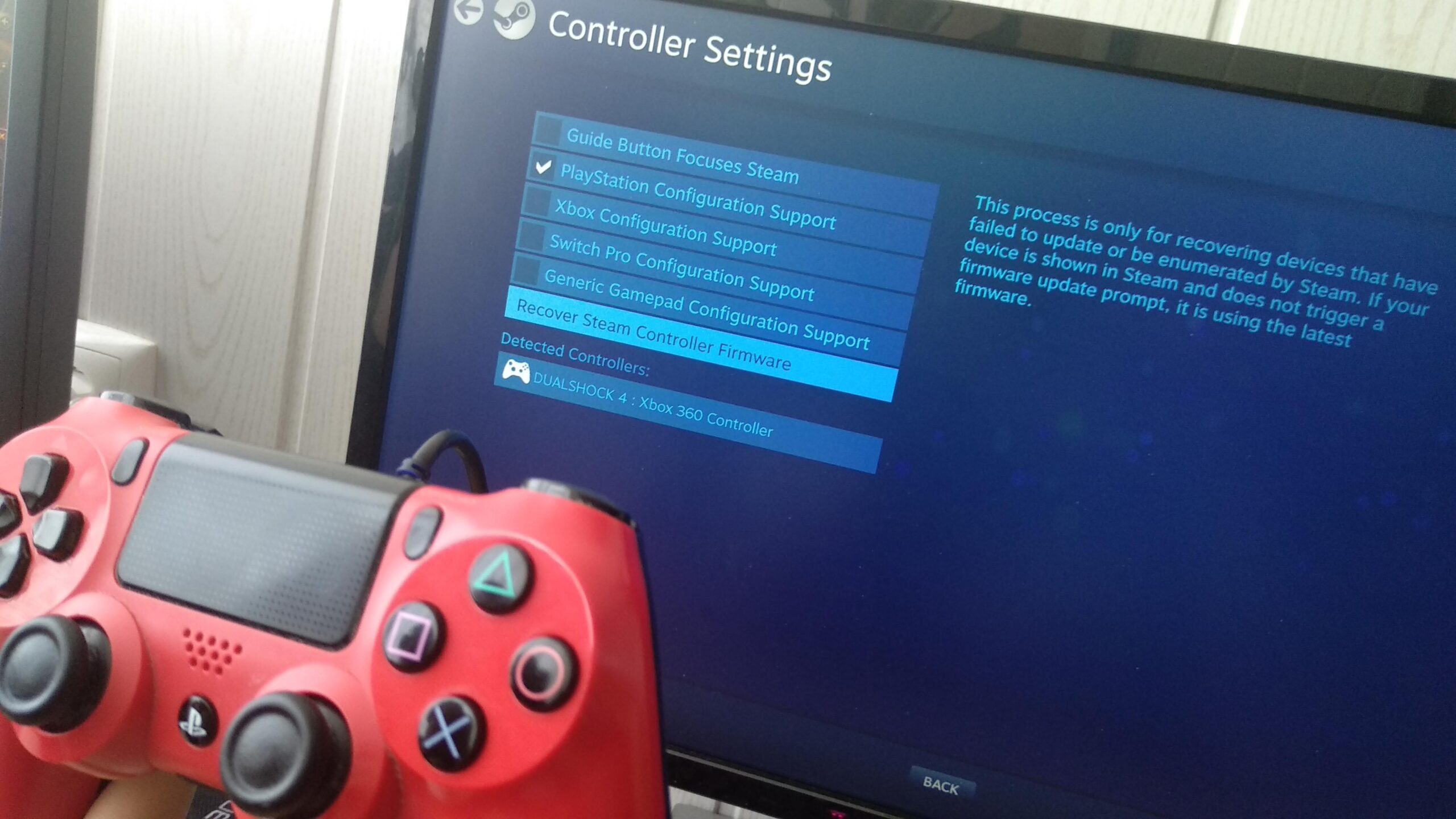 Steam Showing Xbox Buttons Instead of Ps5