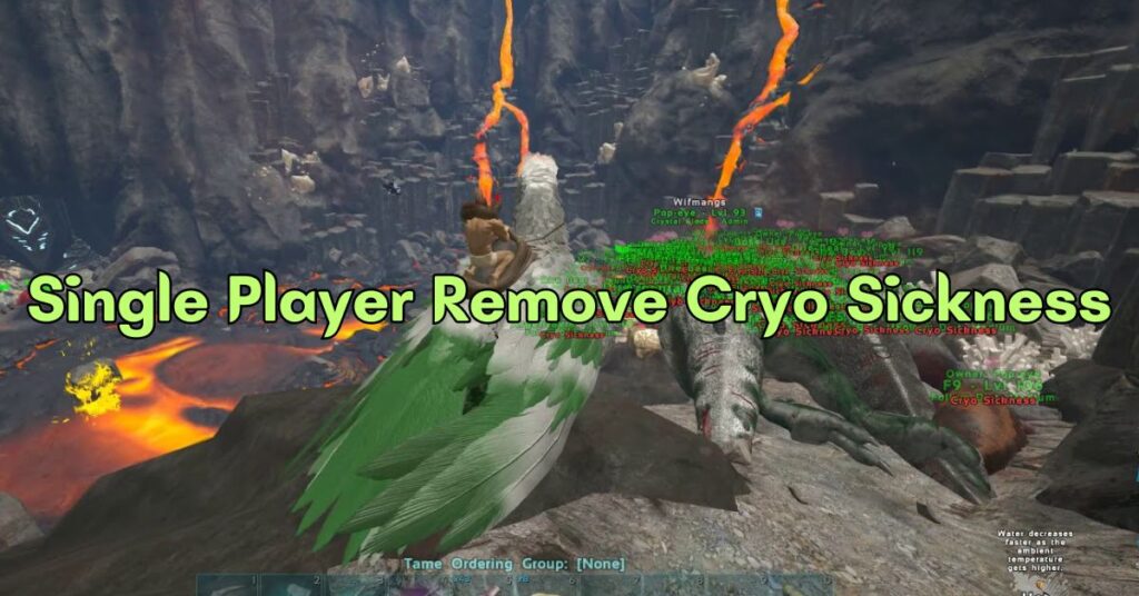 Single Player Remove Cryo Sickness