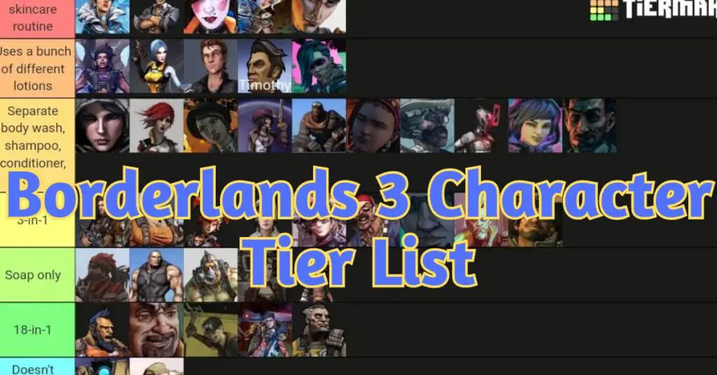 Borderlands 3 Character Tier List