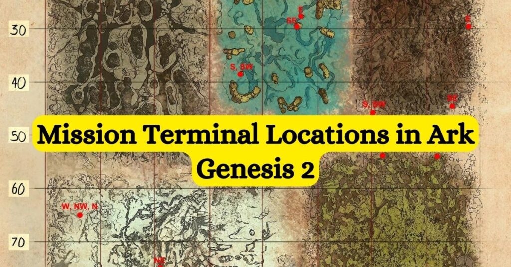 Mission Terminal Locations in Ark Genesis 2